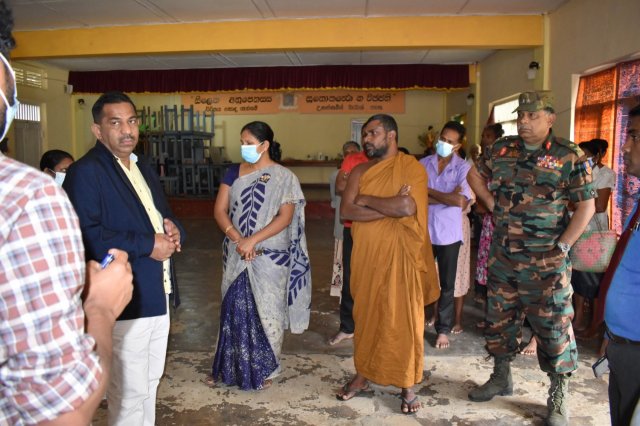 Field visit to affected areas in Ambagamuwa Korale Divisional secretariat Division